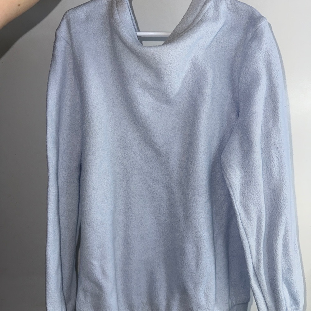 2/$15 Cat & Jack Soft Blue Crew Neck Sweater - Picture 2 of 4